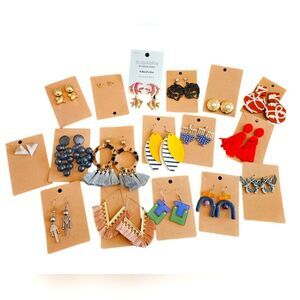 Lot of 17 Costume Jewelry Pairs of Earrings